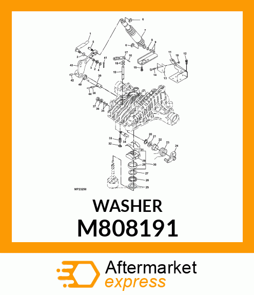 WASHER, 17X30X1 M808191