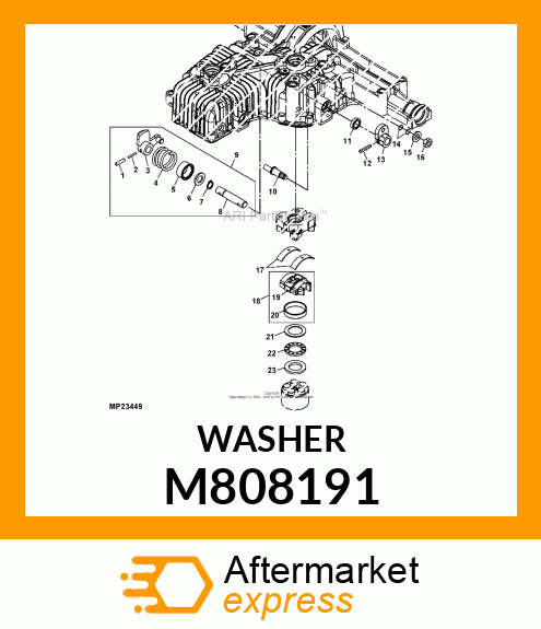 WASHER, 17X30X1 M808191