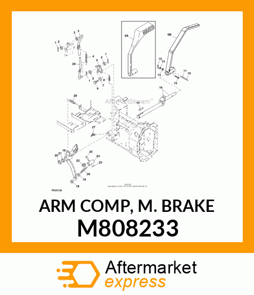 ARM COMP, M. BRAKE M808233