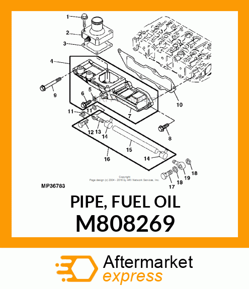 PIPE, FUEL OIL M808269