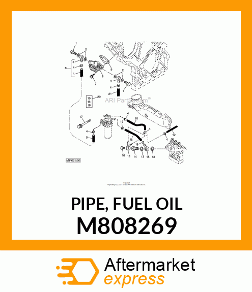 PIPE, FUEL OIL M808269