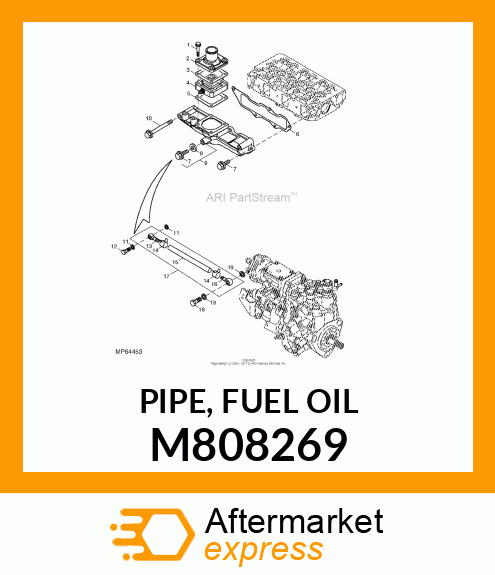 PIPE, FUEL OIL M808269