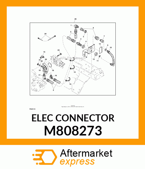 ELEC. CONNECTOR TERMINAL, CONNECTOR M808273