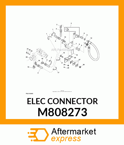 ELEC. CONNECTOR TERMINAL, CONNECTOR M808273