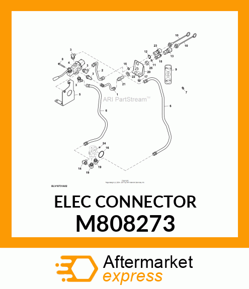 ELEC. CONNECTOR TERMINAL, CONNECTOR M808273