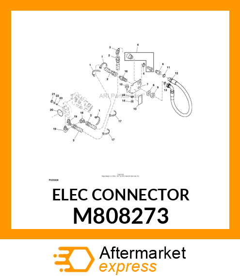 ELEC. CONNECTOR TERMINAL, CONNECTOR M808273