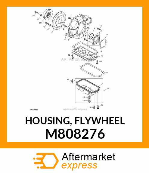 HOUSING, FLYWHEEL M808276