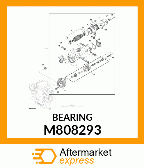 BEARING M808293