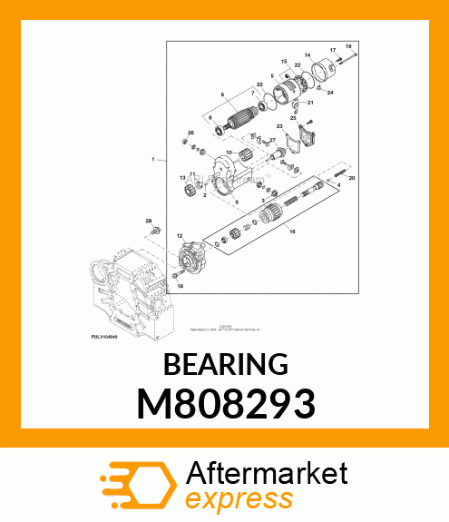 BEARING M808293