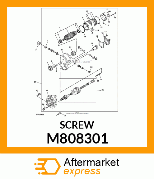 SCREW M808301