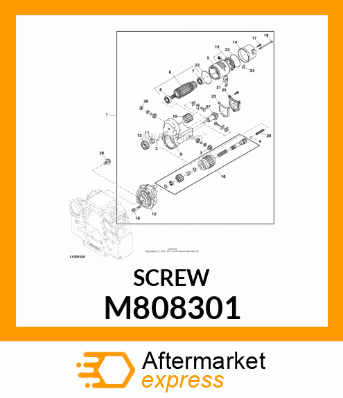 SCREW M808301