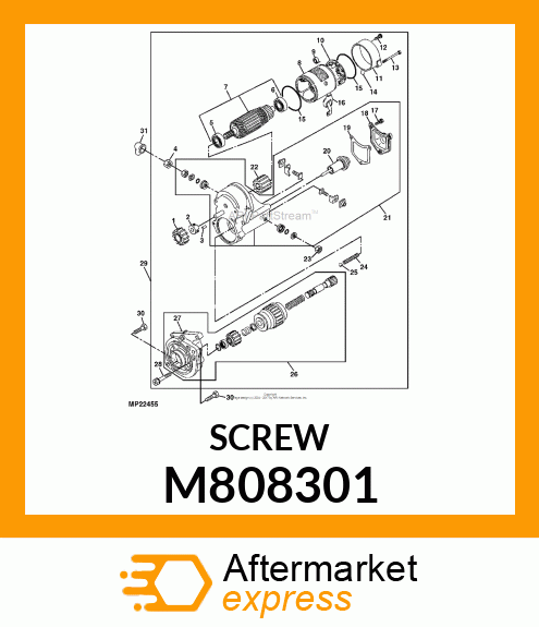 SCREW M808301