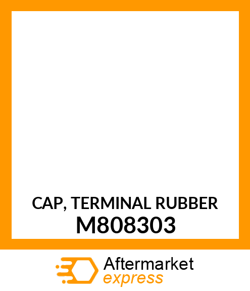 CAP, TERMINAL RUBBER M808303