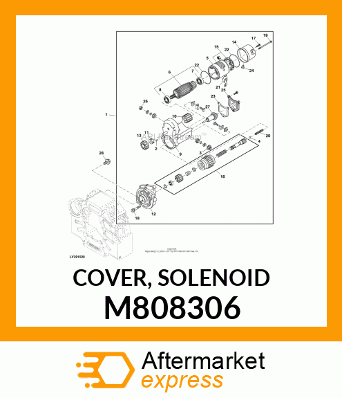 COVER, SOLENOID M808306