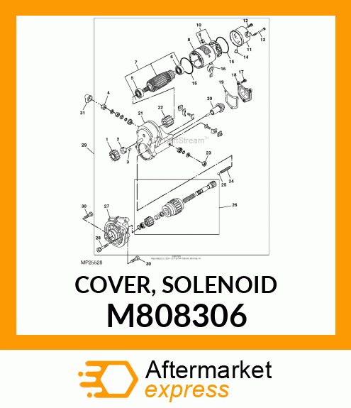 COVER, SOLENOID M808306