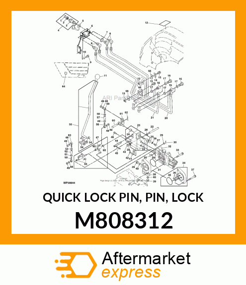 QUICK LOCK PIN, PIN, LOCK M808312