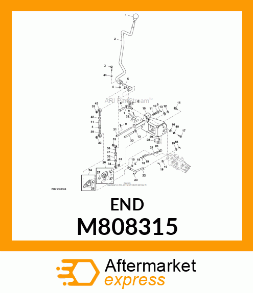 TIE ROD END, END, TIE ROD 8 M808315