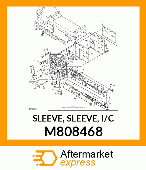 SLEEVE, SLEEVE, I/C M808468