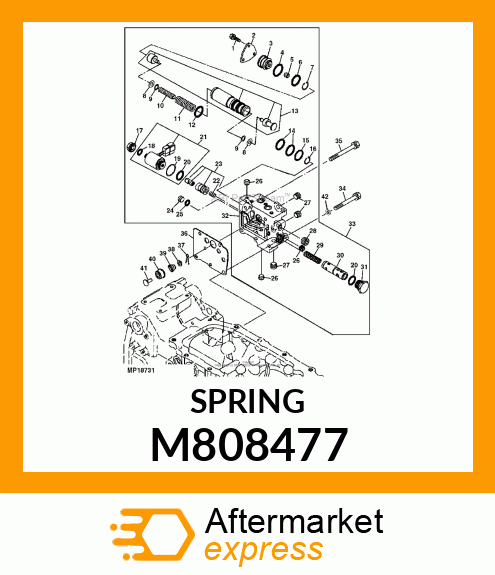 SPRING, SPRING, DRV OUTER M808477