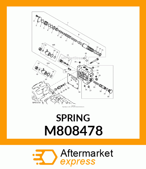 SPRING, DRV INNER M808478