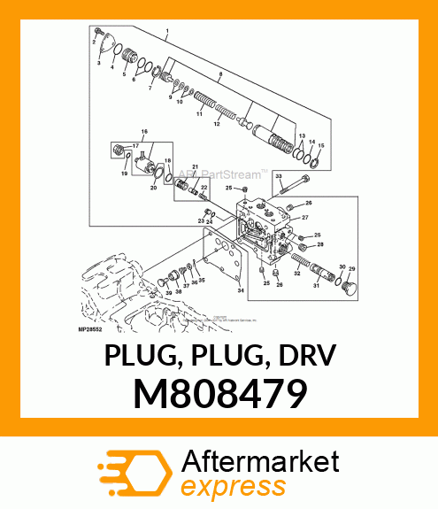 PLUG, PLUG, DRV M808479