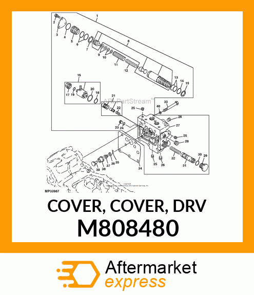 COVER, COVER, DRV M808480