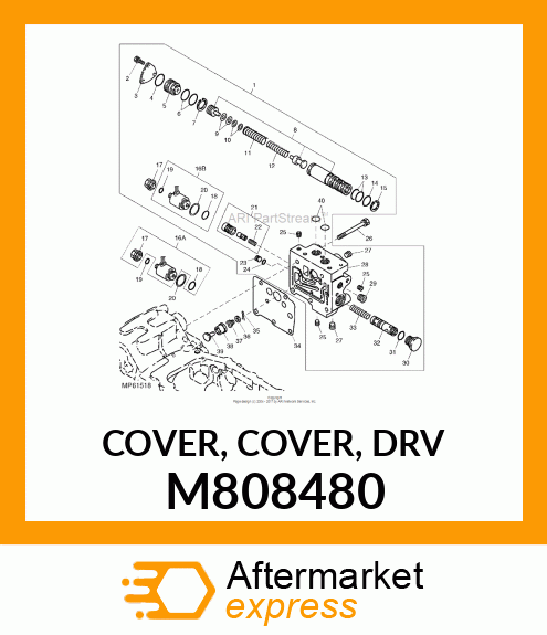 COVER, COVER, DRV M808480