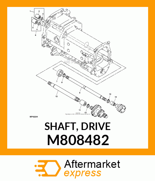 DRIVE SHAFT, SHAFT, DRIVE M808482