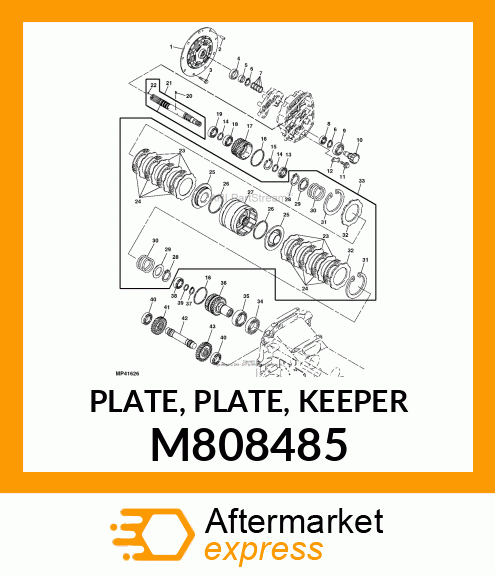 PLATE, PLATE, KEEPER M808485