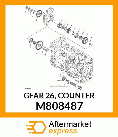 GEAR, GEAR 26, COUNTER M808487