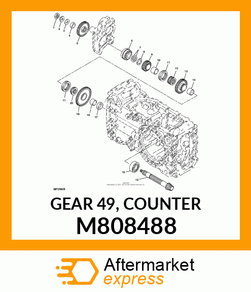 GEAR, GEAR 49, COUNTER M808488