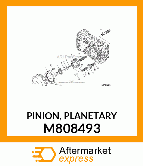 PINION, PLANETARY M808493