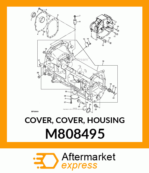 COVER, COVER, HOUSING M808495