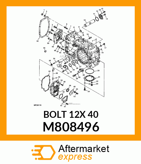 BOLT 12X 40 M808496