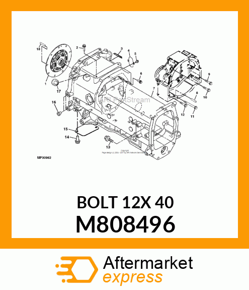 BOLT 12X 40 M808496