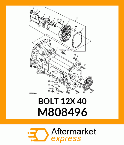 BOLT 12X 40 M808496