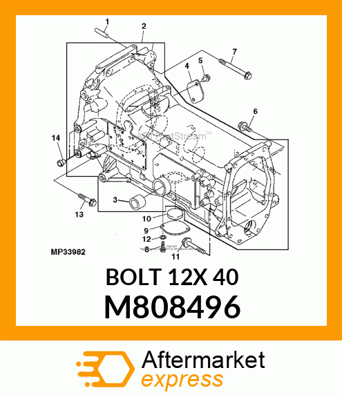 BOLT 12X 40 M808496