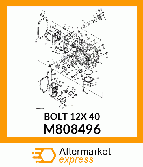 BOLT 12X 40 M808496