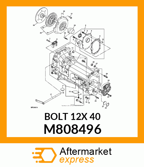 BOLT 12X 40 M808496