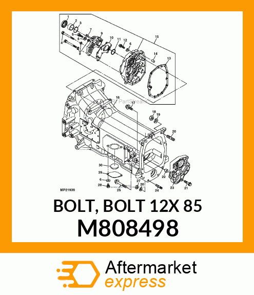 BOLT, BOLT 12X 85 M808498