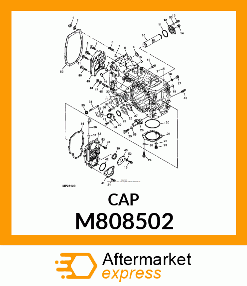 CAP, SEALING 17 M808502