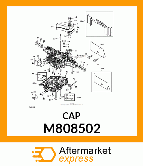 CAP, SEALING 17 M808502