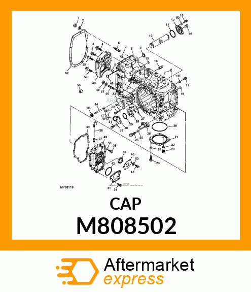 CAP, SEALING 17 M808502