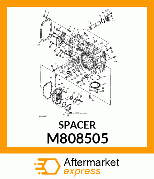 SPACER, SPACER, FILLER OIL M808505