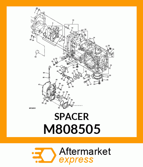 SPACER, SPACER, FILLER OIL M808505