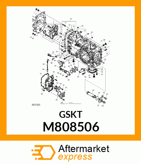 GASKET, GASKET, FILLER OIL M808506