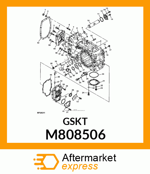 GASKET, GASKET, FILLER OIL M808506