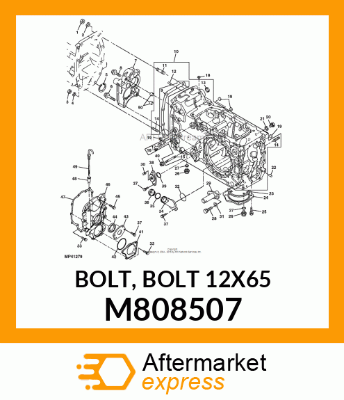 BOLT, BOLT 12X65 M808507