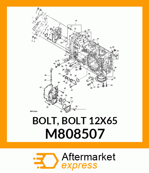 BOLT, BOLT 12X65 M808507