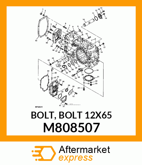 BOLT, BOLT 12X65 M808507